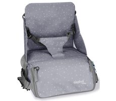 Asalvo ANYWHERE Booster BAG-GO 2in1 (Sitzkissen + Kinderwagentasche), humus grey