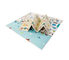 Asalvo Spielmatte SPIELMATTE XL 120*180cm CITY-FOREST