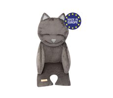Bomimi Kinderwagenmatte KITTY, Graphite Minky