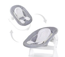 Hauck Alpha Bouncer 2-in-1 Hochstuhl, Stretch grau für Alpha+/Beta+
