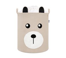 Sipo Spielzeugkorb mit Kordelzug, faltbar, Baumwolle