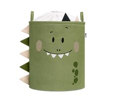 Sipo Spielzeugkorb XL mit Kordelzug, faltbar Baumwolle / 63 l, Dino