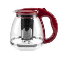 Lamart Verre Teekanne 1,5l rot / Glas