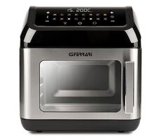G3Ferrari G10187 schwarz / Mini-Heißluft-Multifunktionsbackofen / 1700 W / 13 l / 30-200 °C / 16 Programme