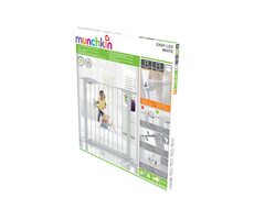 Munchkin - Easy Loc Babygitter weiß mit 7 cm Verlängerung / bis 24 Monate