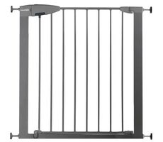 Munchkin - Easy Loc Babygitter silber mit 7 cm Verlängerung / bis 24 Monate