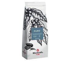 Manuel Caffé Puro Intense Black 1 kg / Gemahlener Kaffee / 20 % Arabica & 80 % Robusta