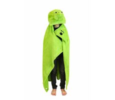 Cozy Noxxiez Turtle - warme Decke mit Kapuze mit Tier- und Pfotentaschen / ab 3 Jahren