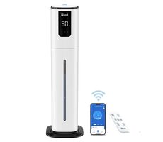 Levoit OasisMist1000S SMART weiß / Luftbefeuchter / 10l / bis zu 55 m2 / LED-Display / 350ml/h