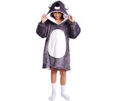 Cozy Noxxiez Koala - warme TV-Sweatdecke mit Kapuze / 7 - 12 Jahre