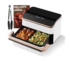 Cosori TF101S Dual Blaze TwinFry 10l Heißluftfritteuse - weiß