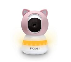 Evolveo Babyphone N5 pink / Elektronisches Video-Babyphone / 360°-Überwachung / Zwei-Wege-Kommunikation