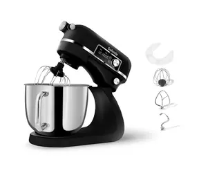 Salente DigiChef2 schwarz / Küchenmaschine / 6 l / 1200 W / Ganzmetall / Digitalanzeige 