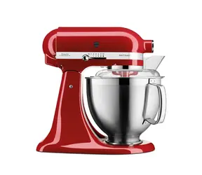 KitchenAid 5KSM185PSEER Royalrot / Artisan Küchenmaschine / 300 W / 4,8 l / 10 Geschwindigkeitsstufen