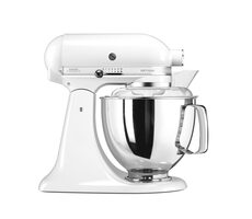 KitchenAid 5KSM175PSEWH weiß / Artisan Küchenmaschine / 300 W / 4,8 l / 10 Geschwindigkeitsstufen
