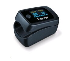 Ausgepackt - BEURER PO 45 schwarz / Pulsoximeter / SpO2 + Pulsmessung / Farbdisplay / ausgepackt