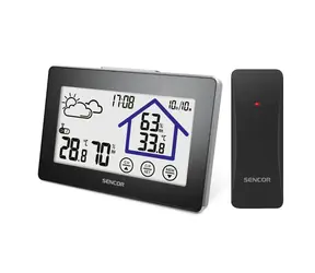 Ausgepackt - Sencor SWS 2999 Wetterstation / LCD / drahtloser Sensor / ausgepackt