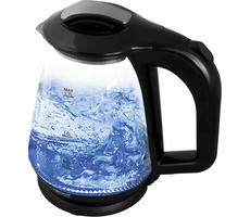 Bazar - Esperanza EKK024K MISSOURI Wasserkocher schwarz / 1500 W / 1,7 l / LED-Hintergrundbeleuchtung / Glas und Kunststoff / Bazar