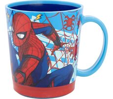 STOR Becher mit rutschfestem Boden, 410 ml, Spiderman