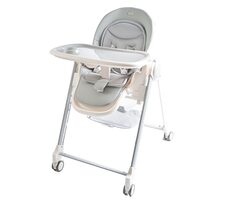 2Kids Toys Hochstuhl mit Rädern, grau / ab 6 Monaten