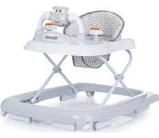 CHIPOLINO Interaktiver Lauflernwagen Kleine Kuh Grau / für Kinder bis 12 kg