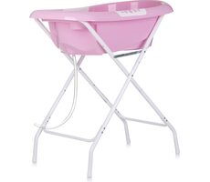 CHIPOLINO Badewanne mit Unterschrank Noemi 90 cm Rosa