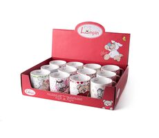 Lumpin Packung mit 6 x 2 Stück gemischten Bechern