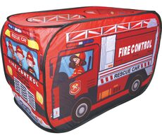 PLEJO Kinder-Pop UP Zelt Feuerwehrleute / ab 3 Jahren