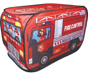 PLEJO Kinder-Pop UP Zelt Feuerwehrleute / ab 3 Jahren