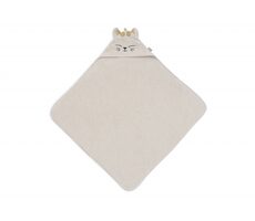 Jollein Frotteehandtuch mit Kapuze 75x75cm Charlie Katze