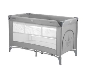 KikkaBoo Reisebett So Gifted Grau / ab Geburt / bis 15 kg