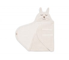 Jollein Cloudy Rib Oatmeal Bunny Swaddle / ab 0 Monaten (0-13 kg)