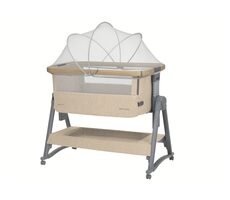 KikkaBoo Reisebett Nanna Beige / von Geburt an bis ca. 6 Monate (max. 9 kg)