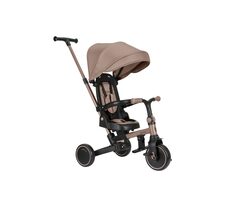 KikkaBoo Dreirad 8in1 Aluma Beige / von 12 bis 60 Monaten