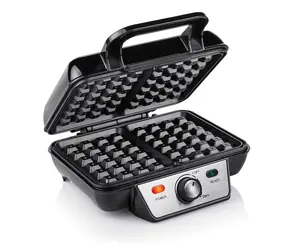 Ausgepackt - Tristar WF-2195 / Waffeleisen / 1000 W / bis zu 180 °C / Edelstahl / schwarz / ausgepackt