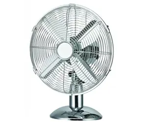 SOVIO FT30MC-5515 silber / Tischventilator / Metall / 30 cm / 3 Geschwindigkeitsstufen