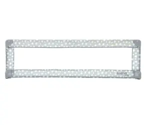 Asalvo Bettgitter 150x43 cm Sterne grau