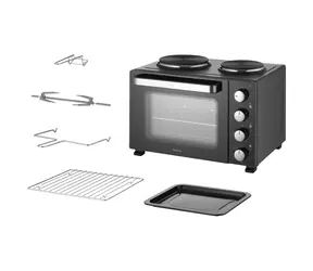 Sencor SEO 2800BK schwarz / Elektrobackofen / 3200 W / 28 l