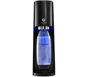 SodaStream E-Terra schwarz / Wassersprudler / BPA-frei / 1 x 1-Liter-Flasche / 1 x CO-Gas