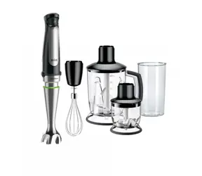 Bazar - Braun MultiQuick 7 MQ 7045X / Stabmixer / 1000 W / 600 ml Behälter / 2x Zerkleinerungsbehälter / Schneebesenaufsatz / Bazar
