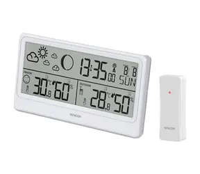 Ausgepackt - Sencor SWS 3600 Wetterstation / LCD / drahtloser Sensor / ausgepackt