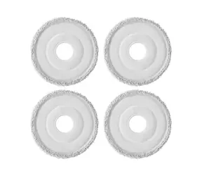 MOVA Wischpads für Staubsauger P10 Ultra/P10 Pro Ultra/E30 Ultra/P50 PU/V50 U/P50 U / 4 Stück