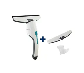 Ausgepackt - Leifheit 51035 NEMO+ Saugdüse & Halterung / Fenster- und Badsauger / Betriebsdauer bis zu 45 Minuten / ausgepackt