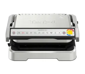 Ausgepackt - TEFAL Optigrill 2in1 Inox GC772D30 / Elektrogrill / 2000 W / 6 Programme / Grillfläche 600 cm / ausgepackt