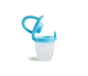 Munchkin Silikon-Babysauger blau / ab 6 Monaten