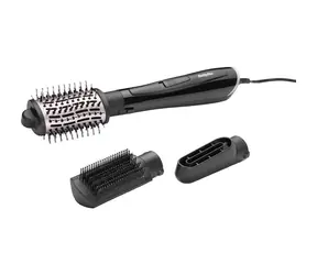 Babyliss AS128E schwarz / Heißluft-Lockenstab / 1000 W / 2 Temperaturstufen / Ionisierung / Kaltluft / 3 Aufsätze