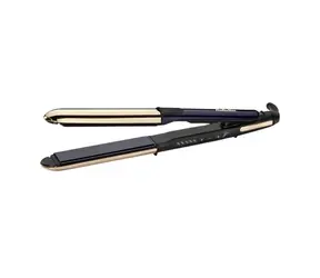 Babyliss ST484E blau-goldener Haarglätter / 51 W / Keramikplatten 24 x 120 mm / 2 Temperaturstufen / 130 °C - 230 °C 