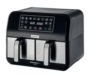 Kenwood HFM20.000MB schwarz / Heißluftfritteuse / 1700 W / 8 l / 8 Programme / 35 °C - 200 °C