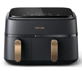 Philips NA352/00 schwarz-kupfer / Heißluftfritteuse / 2750 W / Volumen 9 l