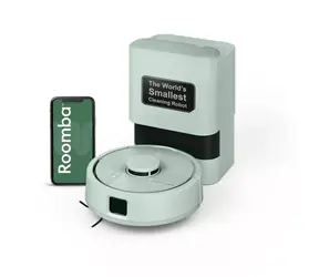 iRobot Roomba Mini Combo + AutoEmpty Dock, hellgrün / Saugroboter / Saugen & Wischen / 2.400 mAh / WLAN